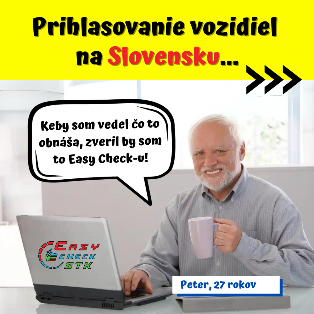 Revolucne prihlasenie vozidla na Slovensku - Easy Check